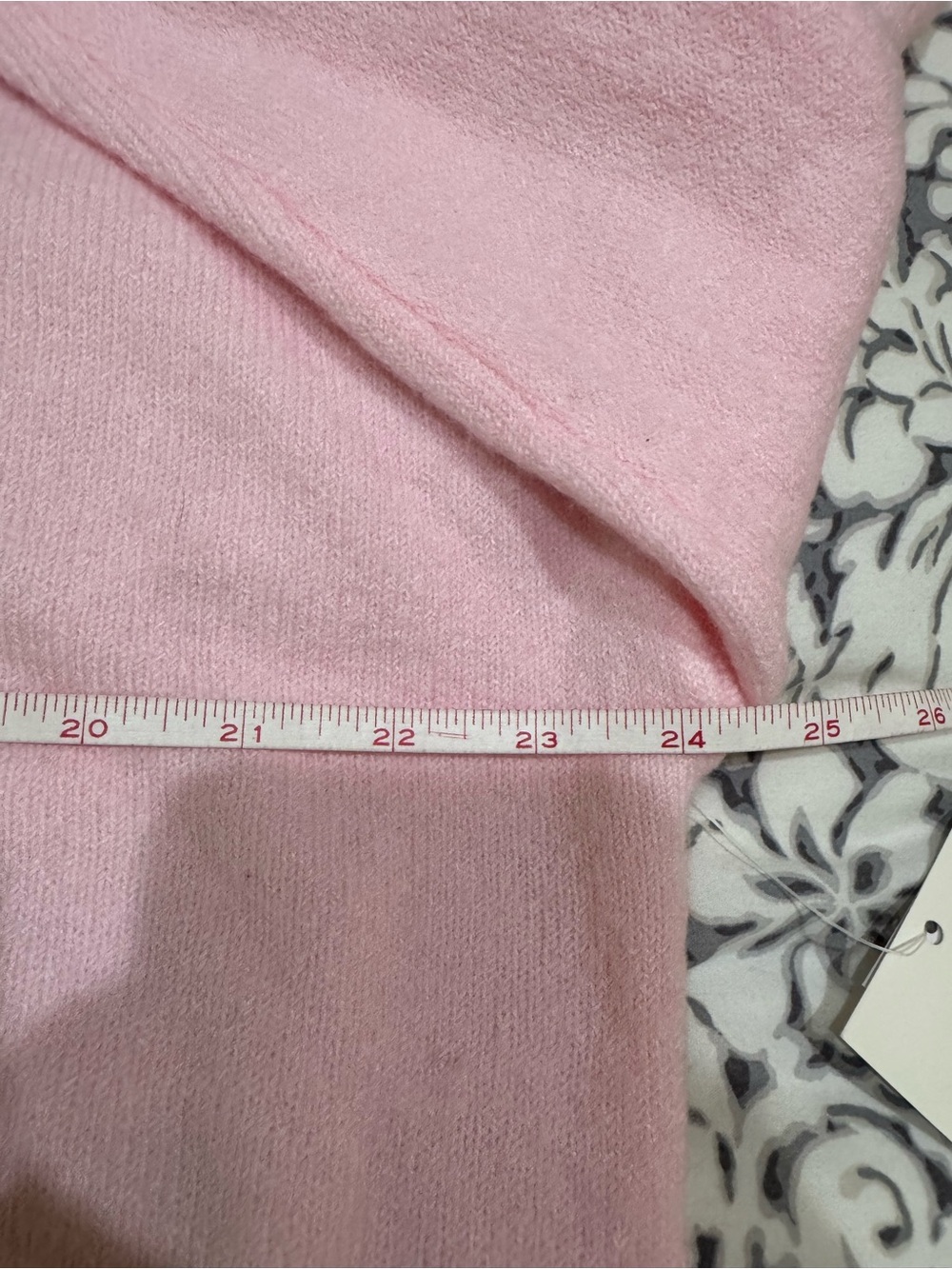 Pink Rhinestone Bow faux Cashmere ySweater size XL - Picture 7 of 10